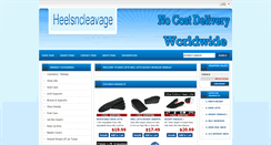 Desktop Screenshot of heelsncleavage.com