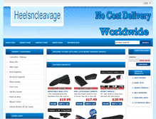 Tablet Screenshot of heelsncleavage.com